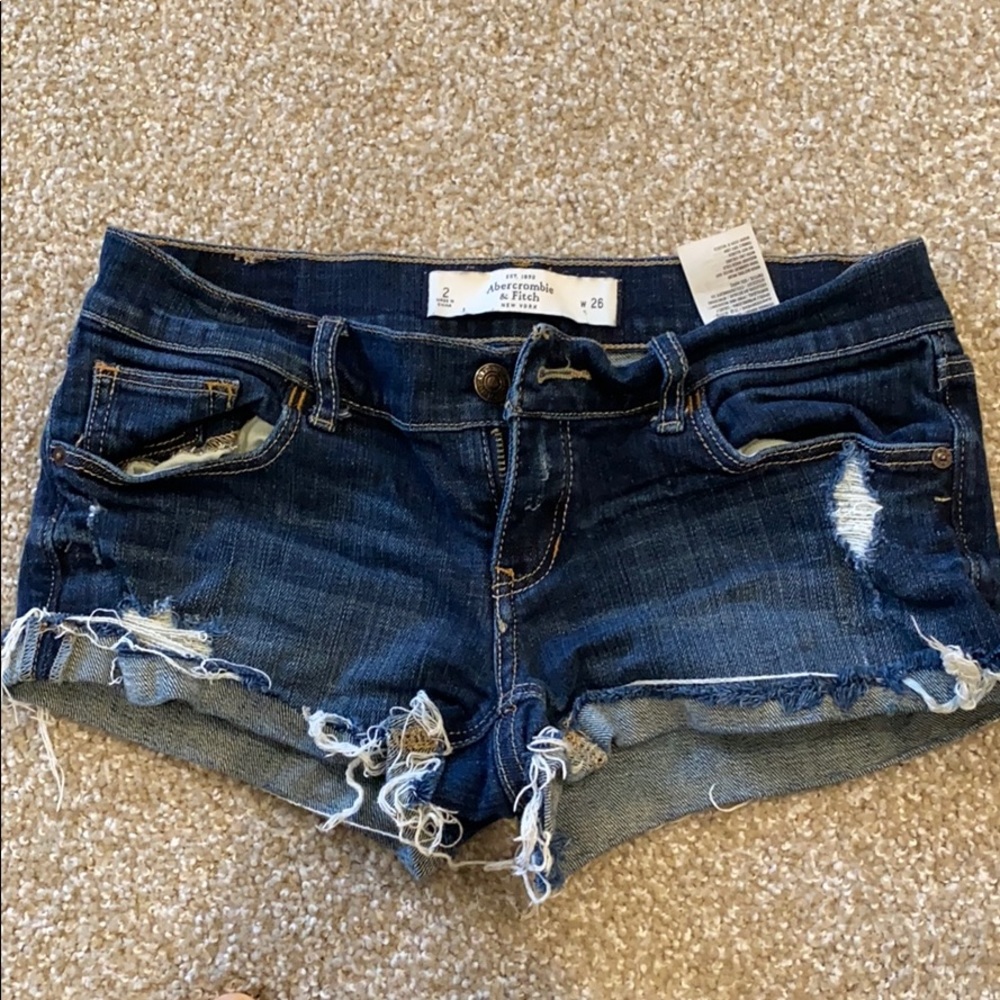 A&f jean shorts